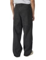 Plaid&Plain Men's Hip Hop Baggy Jeans Casual Wide Leg Y2k Skateboard Vintage Denim Pants Streetwear - Image 3