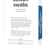 Amazon Basics Cotton Swabs for Personal Hygiene and Baby Care, 500 Count, 1 Pack