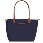 Waterproof Nylon Tote bag for Women Lightweight Designer Handbag with Zipper Stylish and Durable Purse