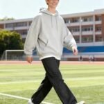 Plaid&Plain Men's Hip Hop Baggy Jeans Casual Wide Leg Y2k Skateboard Vintage Denim Pants Streetwear