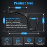 Amooca Car Seat Headrest Hook 4 Pack Hanger Storage Organizer Universal for Handbag Purse Coat fit Universal Vehicle Car Black S Type - Image 7