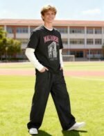 Plaid&Plain Men's Hip Hop Baggy Jeans Casual Wide Leg Y2k Skateboard Vintage Denim Pants Streetwear - Image 5