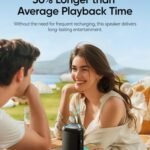 Portable Bluetooth Speaker Valentines Gifts For Him: Powerful Crystal Clear Sound/Romantic Light/IPX5 Waterproof/All Day Playtime/BT 5.3/TWS Paring,Small Wireless Speaker for Outdoor|Travel|Date Night