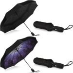 REPEL Windproof Travel Umbrella - Compact & Withstands Winds up to 85MPH , Strongest Premium Auto Folding Umbrella for Rain and Sun - Durable, Light & Portable for Women & Men , Fits Backpack & Cars - Image 6