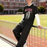 Plaid&Plain Men's Hip Hop Baggy Jeans Casual Wide Leg Y2k Skateboard Vintage Denim Pants Streetwear