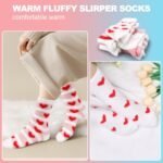 FilmHOO Valentines Day Gifts for Her Wife Fuzzy Socks for Women Cozy Fluffy Warm Socks Birthday Galentines Day Gifts - Image 5