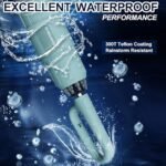 QWB TUMAAOTU Inverted Umbrella with Carabiner Handle, Compact Wind Proof Umbrellas For Rain and Sun Protection, Portable Reverse Folding Umbrella, Car Umbrella for Women Men, 10 Ribs