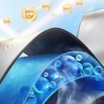 2026 TrySpace Car Windshield Sun Shade Umbrella - [Silver Heat Shield & UV Reflective] Protector for Cars, Universal Fit Medium (56"x31") | 25°F Cooler, Friendly Vinyl Coatings Medium