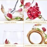 OEAGO Gifts for Mom Women Valentines Day Gifts for Her Glass Coffee Enamels Mug Best Birthday Valentine's for Girlfriend Wife Mothers Day from Daughter Son Tea Cup Stocking Stuffers Christmas - Image 7