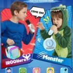Karaoke Machine for Kids, 2026 TOP Birthday Gifts Toys Ideas for Boys Ages 4, 5, 6, 7, 8, 9, 10, 12+ Years Old, Portable Mini MP3 Player with 2 Wireless Mics for Party