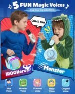 Karaoke Machine for Kids, 2026 TOP Birthday Gifts Toys Ideas for Boys Ages 4, 5, 6, 7, 8, 9, 10, 12+ Years Old, Portable Mini MP3 Player with 2 Wireless Mics for Party - Image 6