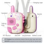 Walkie Talkies Toys for Girls:Unicorn Toys 2 Pack Birthday Gifts for 3 4 5-7 8 Year Old Girls Toy for 4 5 6 7 8-10 Year Old Camping Outdoor Games,Christmas Stocking Stuffers for Girls Kids - Image 3