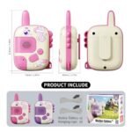 Walkie Talkies Toys for Girls:Unicorn Toys 2 Pack Birthday Gifts for 3 4 5-7 8 Year Old Girls Toy for 4 5 6 7 8-10 Year Old Camping Outdoor Games,Christmas Stocking Stuffers for Girls Kids - Image 5