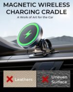 LISEN for 15W MagSafe Car Mount Charger,Magnetic Wireless Cars Charger,Magnetic Phone Holder for Cars,Phone Holders for Your Car Accessories for Women Men Jeep Ford F150 for iPhone 17-12,Samsung,Pixel - Image 2