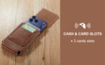Phone Holster with Belt Clip for iPhone 17/16/15/14/13/12 Pro Max & Plus, Galaxy S25/S24/S23/S22 Ultra & Plus, Premium Leather Pouch with Card Holder, Magnetic Closure, Rugged Outdoor Case - L Brown - Image 6