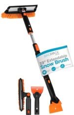 ‎Snow MOOver 39" Extendable Snow Brush with Squeegee & Ice Scraper | Foam Grip | Auto Snow Brush | Auto Ice Scraper | Car Truck SUV