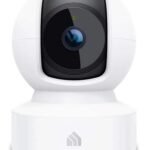 Kasa 1080p Indoor Pan/Tilt Wired Security Camera - Works as a Baby & Pet Monitor, Motion Detection & Tracking, 2-Way Audio, Night Vision, Subscription-Free Local Storage or Optional Cloud, EC70