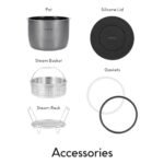 CHEF iQ Smart Pressure Cooker with WiFi and Built-in Scale - Easy-to-Use 10-in-1 Multicooker with 500+ Guided Recipes - Rice Cooker, Slow Cooker, Instant Meals for Foodies - 6 Quart - Family Size - Image 3