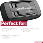 LiftMaster 828LM - Internet Gateway - Only Works with Security+ 2.0 Garage Door Openers - Smart Control for MyQ-Enabled Devices Including Gate Operators -Ethernet connectivity only, Black, Plastic - Image 5