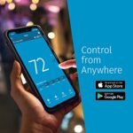 Emerson Sensi Touch Wi-Fi Smart Thermostat with Touchscreen Color Display, Works with Alexa, Energy Star Certified, C-wire Required, ST75 Black 5.625" x 3.4" x 1.17" - Image 6