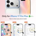 FNTCASE for iPhone 17 Pro-Max Case: [Compatible with Magsafe] Translucent Matte Cases with [Full Camera Protection] [Screen Protector] Military Grade Shockproof Protective Phone Cover - Light Pink