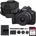 Canon EOS R50 Mirrorless Camera Kit – APS-C RF Camera with 18-45mm Lens, 4K Video, Dual Pixel AF II & Vari-Angle Touchscreen (5811C012) + Shoulder Bag + 64GB Memory Card - Image 4
