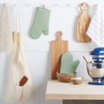 KITCHENAID Ribbed Soft Silicone Oven Mitt 2-Pack Set, 7.5"x13", Pistachio - Image 4