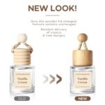 HoogaLife Car Air Freshener Diffuser 2 Pack Hanging Air Freshener Diffuser - Vanilla Cream Fragrance Oil Air D iffuser for Car, 45+ days Long Lasting Fragrance Made in USA C ar Air Fresheners (V54) - Image 5