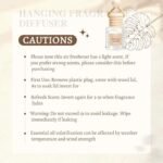 AROIC Car Air Freshener for Women, 6 Pack Air Freshener Diffuser, Hanging Air Fragrance Essential Oil Diffuser, Car Scents Accessories Cute Car Interior Decor, Romantic Valentines Day Gift for Her - Image 6