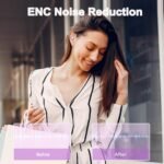 Wireless Earbuds Bluetooth 5.3 Headphones Sports, 48H Over Ear Buds with ENC Mic, Stereo Deep Bass Bluetooth Earbuds with Secure Earhooks, LED Display, IPX7 Waterproof Earphone for Running/Gym Purple Visit the Csasan Store - Image 6