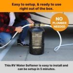 Essential RV Water Softener Portable 16,000 Grain w Custom Hose, Long Lasting for RVers Vanlife, 3/4" Fittings, Softens Hard Water When Traveling or Mobile Spot Reducing Car Washing - Image 6