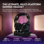 Logitech G Astro A50 X Multi-Platform Wireless Gaming Headset + Base Station for PS5/Xbox/PC: PLAYSYNC Video & Audio Switcher, HDMI 2.1 4K 120Hz VRR, <24bit/48kHz, 24hr Battery, 2.4GHz & BT - Black - Image 6