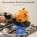 Astercook Non Stick Pots and Pans Set, Healthy Non-Toxic Titanium Induction Kitchen Cookware Sets for Cooking with Frying Pans, PFAS/PTFE/PFOA & PFOS Free, Black, 19 Pcs - Image 3