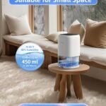 Dehumidifier, 35 OZ Small Dehumidifiers for Bedroom for Home, Quiet with Auto Shut Off, Dehumidifiers for Bedroom (280 sq. ft), Bathroom, RV, Closet, White