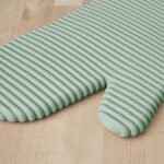 KITCHENAID Ribbed Soft Silicone Oven Mitt 2-Pack Set, 7.5"x13", Pistachio - Image 6