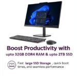 Lenovo AIO 24" FHD All-in-One Desktop Computer, Lifetime Office 365 for Web, Intel 4-Core Processor, 8GB DDR4 RAM, 512GB PCIe SSD, WiFi 6, Bluetooth 5.2, HDMI, Onyx Black, KB, Windows 11 Home - Image 7