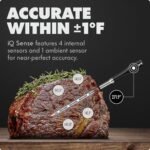 CHEF iQ Sense | Smart Wireless Meat Thermometer | 2 Ultra-Thin Probes | WiFi Unlimited Range | 1000°F Heat Safe | 5 Sensors | BBQ, Grill, Oven, Smoker, Air Fryer | Gen3 - Image 5