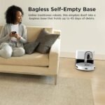 Shark AI Ultra Voice Control Robot Vacuum with Matrix Clean Navigation, Home Mapping, 60-Day Capacity, XL Self-Empty Base for Homes with Pets, Carpet & Hard Floors, Cool Grey, AV2511AE - Image 6