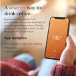 Ember Temperature Control Smart Mug 2, 14 Oz, App-Controlled Heated Coffee Mug with 80 Min Battery Life and Improved Design, Black - Image 6