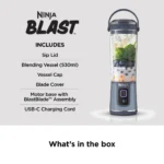 Ninja Portable Blender Wireless Fruit & Vegetable Juice Machine Ice Crusher Mixers USB Rechargeable - Image 9